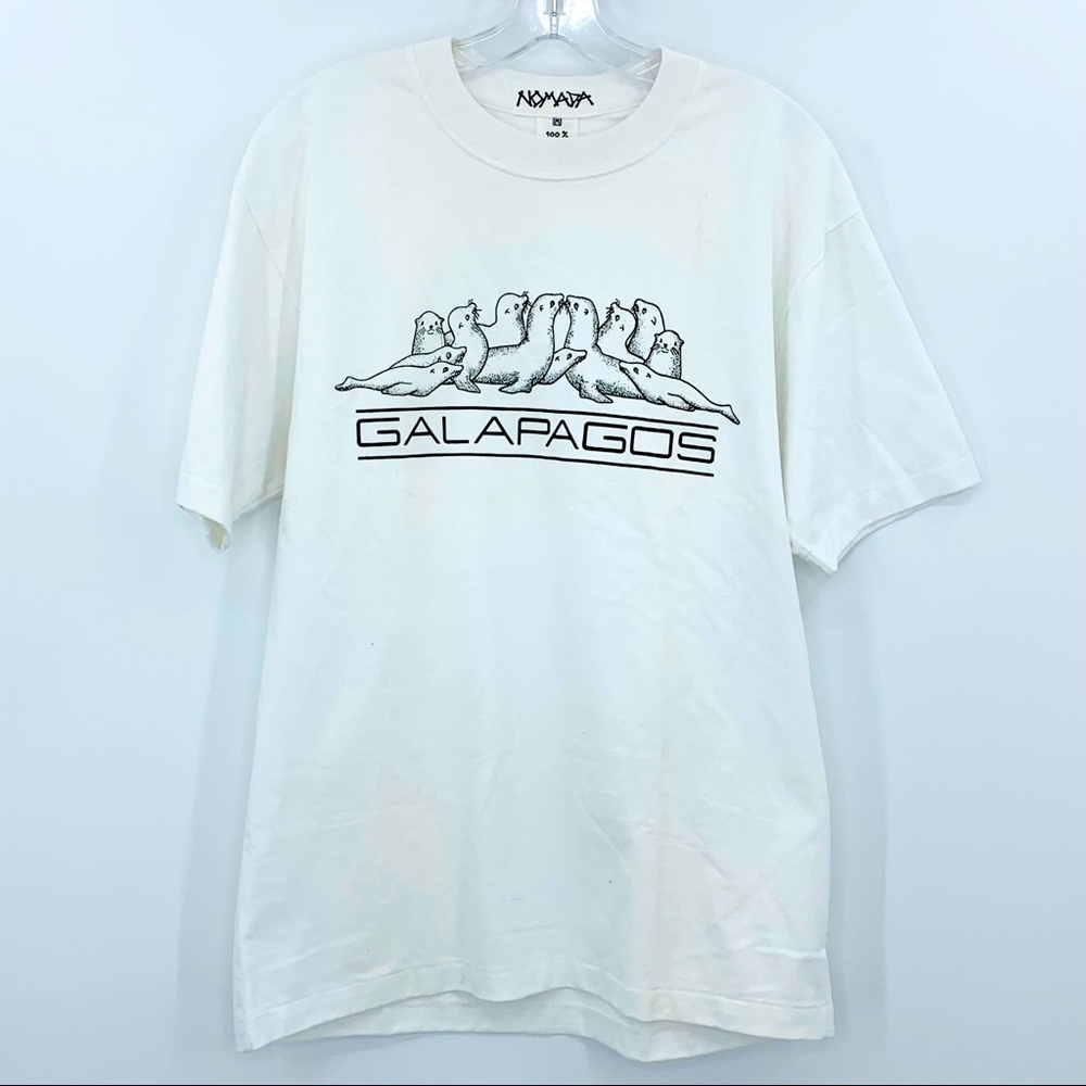 Vintage Single Stitch Nomada Galapagos Seal Sea Lion T-Shirt